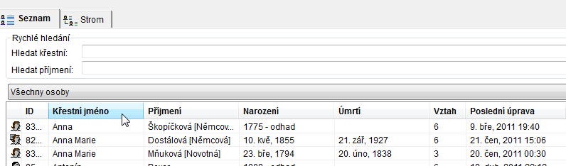 Použití programu FTBL pro paralelní vypracovávání rodokmenů mnoha rodin (pro celou obec nebo město) Dokument nabízí tipy k práci s těmito rodopisnými údaji: Další jména osoby (poznámky ke jménům),