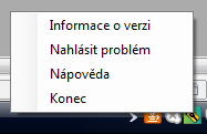 Po úspěšné instalaci se na obrazovce objeví nová ikonka v systray vpravo dole: Zástupce programu byl rovněž vložen mezi programy, které se budou pravidelně spouštět vždy po startu sytému: Tím je