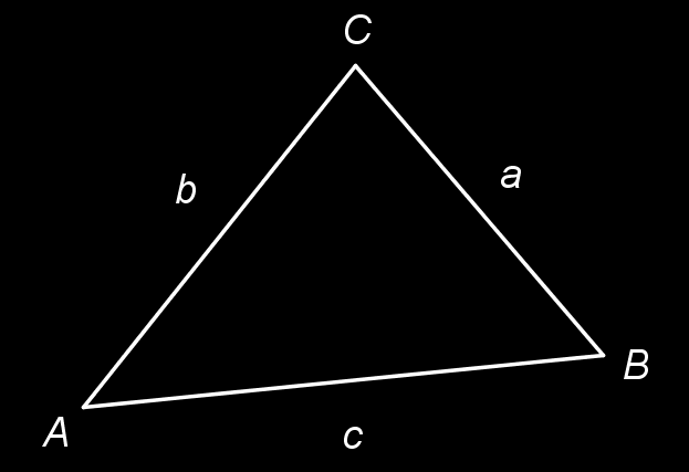 A, B, C vrcholy