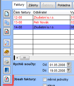 Výzvy k platbě (upomínky nezaplacených faktur) Program 2HCS Fakturace 3 dokáže efektivním způsobem generovat výzvy k platbě z přehledu neuhrazených faktur a záloh po splatnosti.