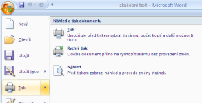 7.3. Tisk s náhledem Pokud si chcete dokument nejprve před tiskem prohlédnout a zkontrolovat, jak přesně bude vytištěn, můžete využít náhledu před tiskem.