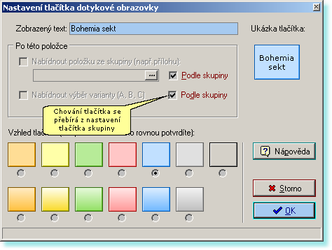 57 viz Úprava vzhledu a chování tlačítek 8.5.3 Přidání nové položky V průběhu "života" každého provozu se sortiment neustále mění a obnovuje.