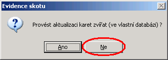Postup: V menu Karty zvířat, V - Vše vyhledejte zvíře, pro které chcete provést opravu. V záložce Pohyby klikněte na pohyb, který chcete opravit (tj.