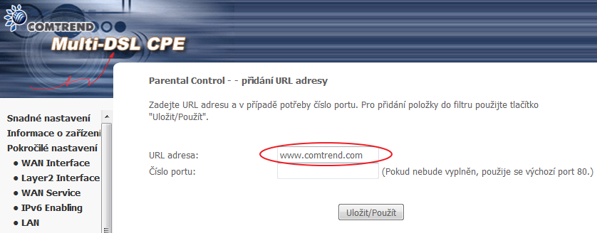 Kliknutím na tlačítko Přidat otevřete následující obrazovku.