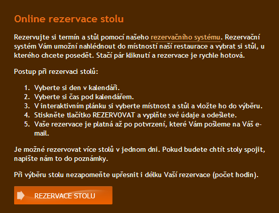 Obrázek 6: Shrnutí rezervace (Zdroj: www.studentagency.cz, 2013) 1. 2. 3 Penzion Lucie Rezervační systém tohoto podniku nalezneme na stránkách www.penzion-lucie.