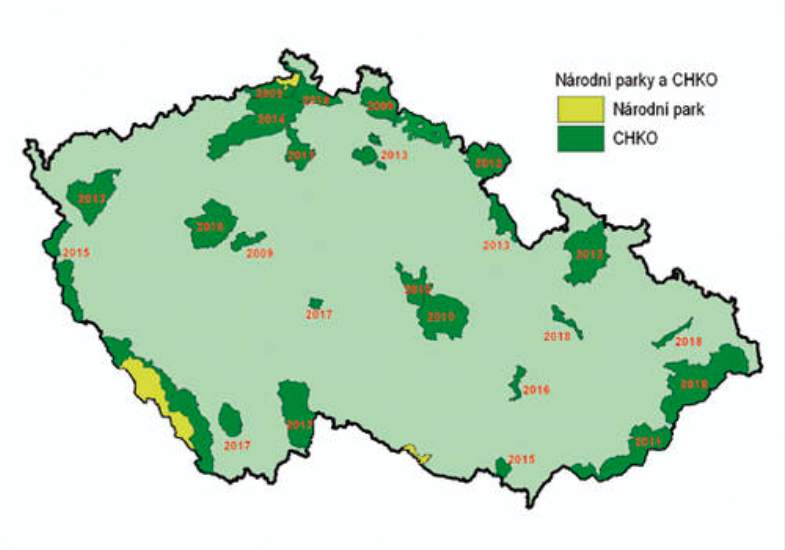 Co si pamatujeme : ) Šumava Jizerské hory Křivoklátsko Moravský kras