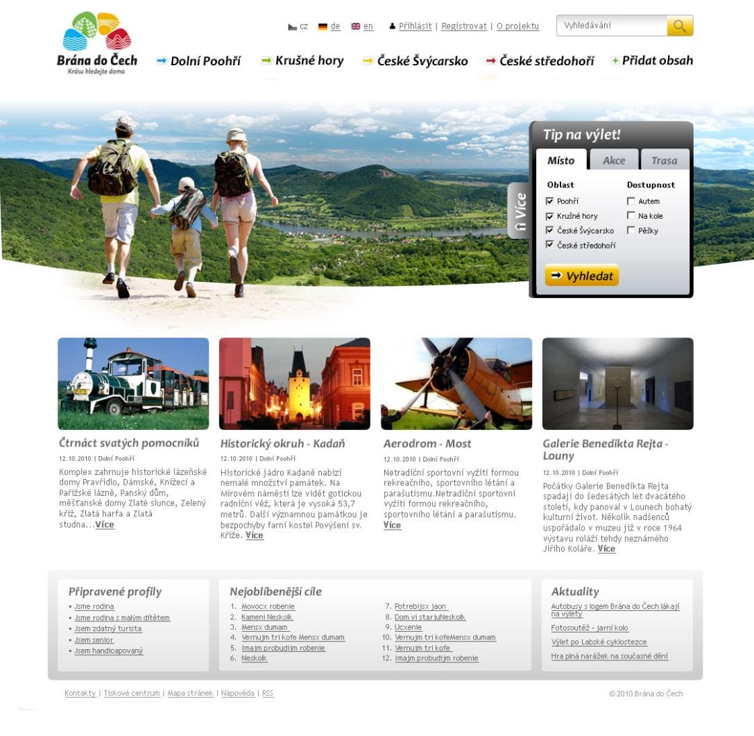 Turistický webový portál www.branadocech.cz Klíčový nástroj pro celou kampaň Rozšiřování obsahu podpora přispěvovatelů Zapojení komerčních subjektů Rozšíření o 4.