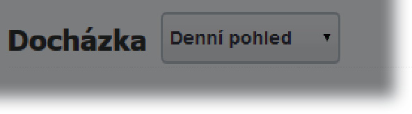 Nezpracovaná docházka a zájmový předmět Již víte, že standardní (povinná docházka) je sledována a systém vás upozorní na tzv.