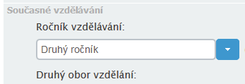 Jak na předvyplnění položky Ročník na kartě malotřídkové třídy? Pokud se podíváte zpět na str.