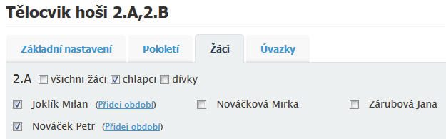 Administrace 7. Administrace Skupiny Suboddíl určený evidenci a nastavení skupin. Naleznete jej na cestě: Administrace Skupiny.