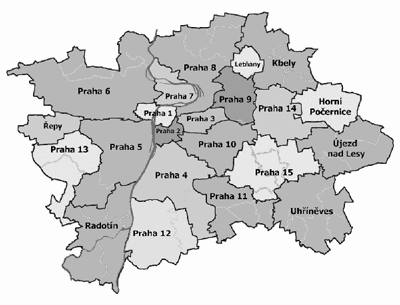 Do plánu Prahy zakreslete křižovatku, kde došlo k atentátu. Zjistěte další místa v Praze spojená s atentátem.