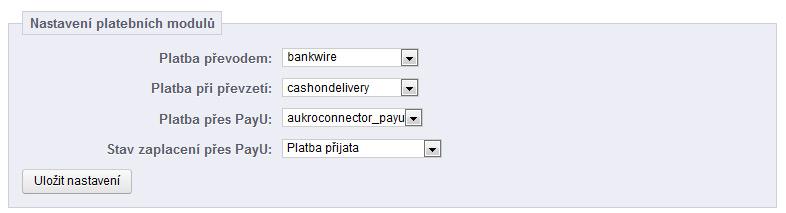 Zadejte ceny za dopravu, které se budou zobrazovat zákazníkům na Aukro.cz. 4. Uložte nastavení.