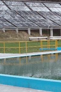 Solární energie pro venkovní plavecké bazény