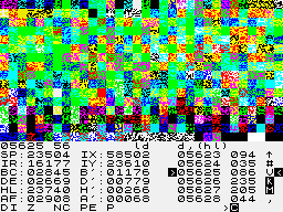 B pokus o výskok do Basicu S save SNAPSHOTnn (49280 bytes) a quit F save FOTOSHOTnn (6912 bytes screen) a quit G přenos VRAM2 do VRAM1, save FOTOSHOTnn a quit V přepnutí do VRAM1, tj.