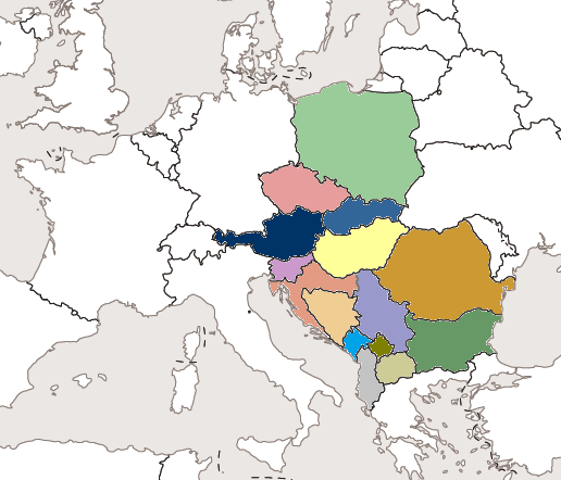 Strategická orientace TKMA Polsko Česká republika Slovensko Rakousko Slovinsko Chorvatsko