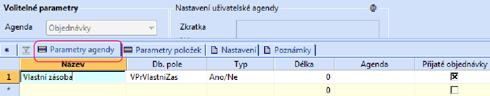 Základní nastavení programu V Pohodě povolte možnost Nastavení Globální nastavení Ostatní Povolit použití volitelných parametrů. Nastavení programu provedete v několika krocích.