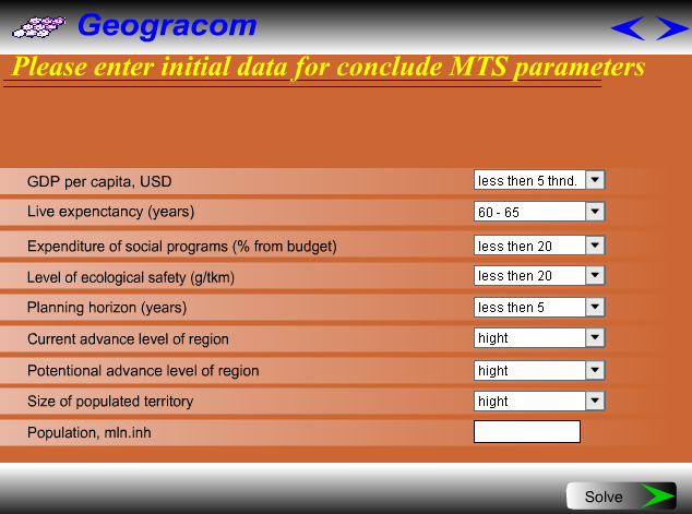 Obr. 9.: Ukázka prostředí aplikace Geogracom 5W [8] 3.