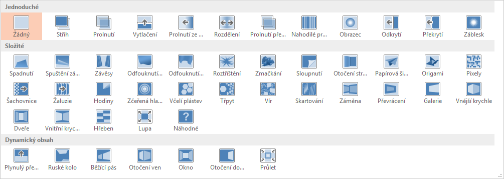 přepínání na kontextovou kartu Formát a vyhledání příslušného příkazu mezi velkou nabídkou ostatních není zcela efektivní.