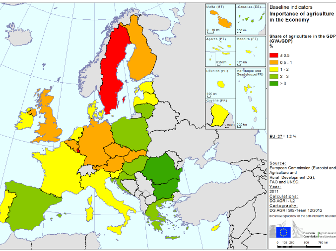 5.6.7 Propojištěnost Z obrázku je patrné, že Česká republika má propojištěnost v rámci osevní plochy mezi 30 40 %.