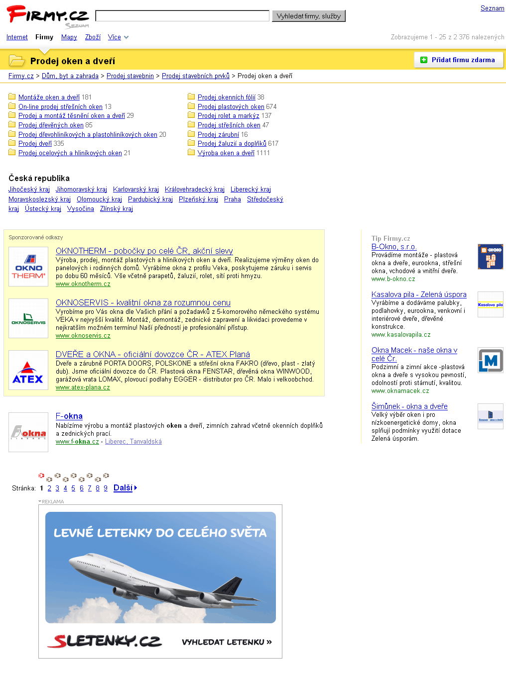 Reklamní formáty Logo Rozměr Titulek Popis URL (viditelná) Datová velikost Sponzorovaný odkaz 70x70 pixelů - 50 znaků 250 znaků 50 znaků - Tip Firmy.