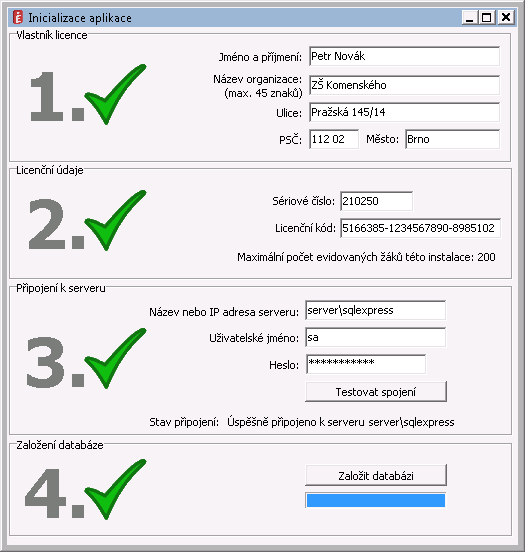 Pokud budete instalovat SQL server na PC, odkud budete Program i spouštět, doporučujeme PC sestavu s procesorem Pentium 4, 1 GB RAM a 100 MB volného diskového prostoru nebo vyšší. 3.