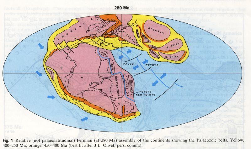 Rozšíření paleozoických