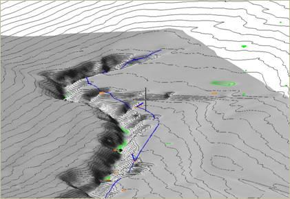 Aktualizace polohopisu v ZABAGED změna geometrie některých objektů na podkladě DMR 5G Náprava průběhu vodního toku v zalesněném území