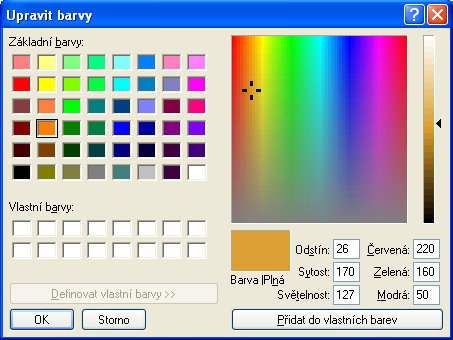 Opačné barvy (negativ) k barvám modelu RGB jsou barvy modelu CMY: C cyan azurová (negativ červené) M magenta purpurová (negativ zelené) Y yellow žlutá (negativ modré) Příklad namíchání barvy