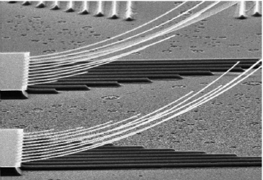 Mikronosník Mikroelektromechanické systémy Nanoelektromechanické systémy Molekulární stroje Aplikace MEMS Mikronosník MEMS pohybové členy nejjednodušší MEMS/NEMS tvořen jednostranně/oboustranně