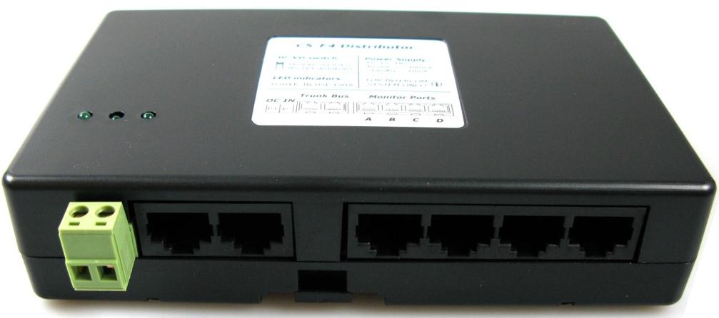 6-drátový a CAT5 systém Propojovací box pro CAT5 DPA-5C4 - pro připojení 4 monitorů (1x