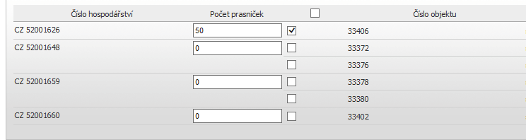 5.1.2 Dobré životní podmínky zvířat - Chov prasat - Příprava žádosti na Portálu farmáře V případě podopatření Welfare zaměřených do chovu prasat se deklarace připravuje výhradně na Portálu farmáře,