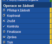 2.28 Tisk a předání žádosti Zmáčknutím tlačítka TISK se Vám ţádost vygeneruje do formátu.