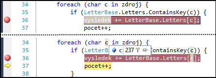 Nástroje Automatická správa using zajistí, že budou nahoře v kódu připojeny pouze použité jmenné prostory.