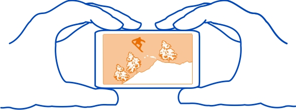 64 Foto-Video Foto-Video Fotoaparát Podržte stisknutou spoušť fotoaparátu. Proč byste nosili fotoaparát, když váš telefon obsahuje vše, co potřebujete k zachycování vzpomínek?