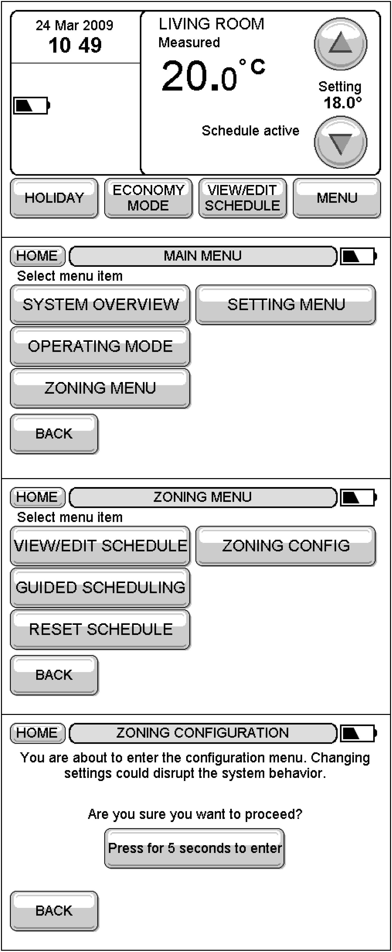 4.1.2 Konfigurace experta Stiskněte tlačítko MENU.