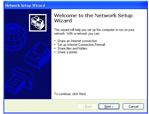 8. Základy sí ového provozu Použití Prùvodce instalací sítì ve Windows XP V této èásti se nauèíte, vytvoøit sí doma nebo v kanceláøi pomocí Microsoft Windows XP.