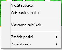 Po změně pozice či velikosti položek automaticky přepočítáno pořadí úkolů/subúkolů v celém diagramu pokud je aktivní funkce Hlídání pozic. Položky typu cíl má ještě jednu zvláštnost.