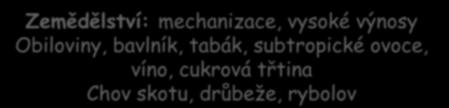 Hospodářsky nejvyspělejší stát Afriky patří mezi vysoce rozvinuté státy světa Obrovské nerostné bohatství Měděný pás Černé uhlí, železná ruda a barevné kovy, zlato, platina a diamanty (nejvíce na