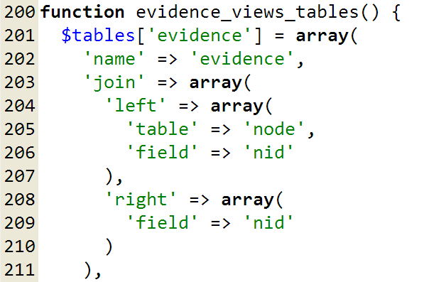 Views: hook_views_tables() 24.5.