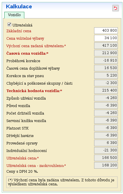 Pro uložení vozidla do kartotéky uživatel na tl. Uložit v pravém dolním rohu. 4.5.9.