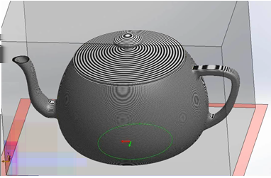 Základy SOLIDWORKS Máte-li zapnutou grafiku RealView, zobrazí se čáry vroubkování jako mapa struktury povrchu. Čáry vroubkování si zobrazíte takto: 1. Klikněte na nabídku Soubor > Tisk3D. 2.