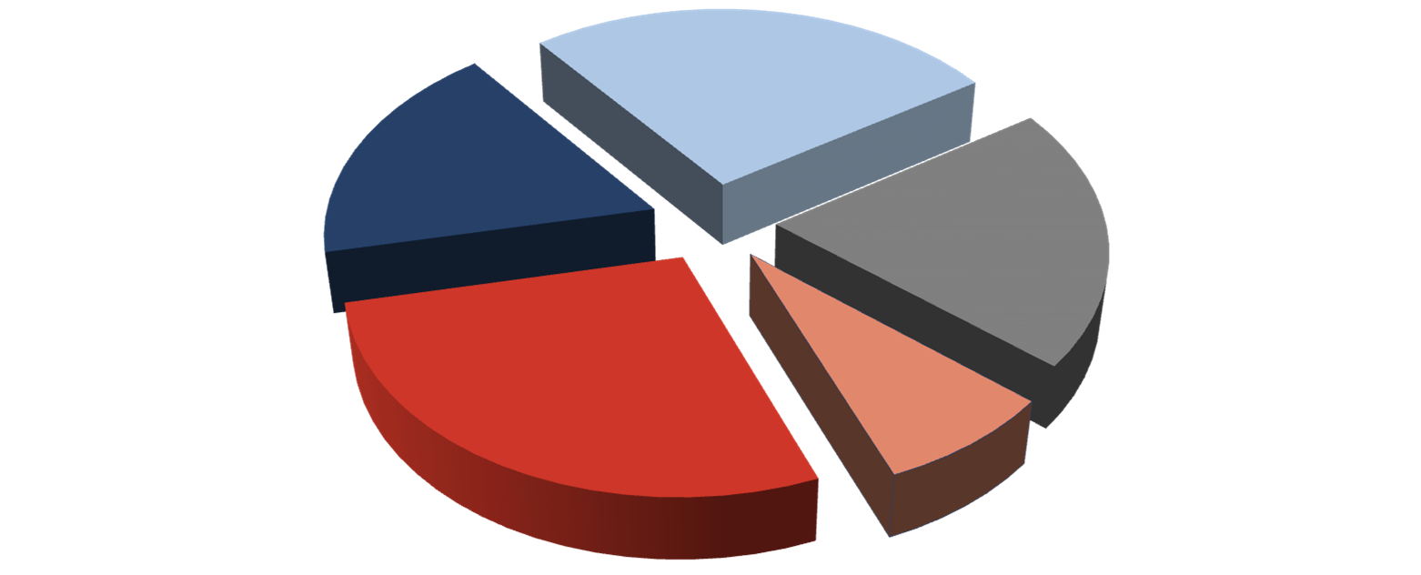 Podíl vybraných položek NŽP podle předepsaného pojistného - 1. čtvrtletí 2011 (%) 1.