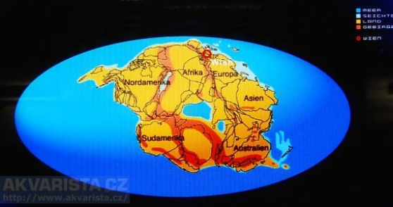 Vznik kontinentů a oceánů Kontinent je pevnina, která leží nad hladinou oceánu. Na začátku byl na Zemi jen jeden kontinet PANGEA kolem kterého byl jediný oceán.