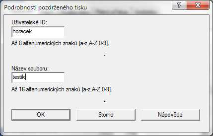 2.5 Uložený tisk Uložený tisk použijete ve stejném případě jako důvěrný tisk pouze s tím rozdílem, že v případě uloženého tisku zůstává dokument trvale uložen v tiskárně, dokud jej nesmažete.