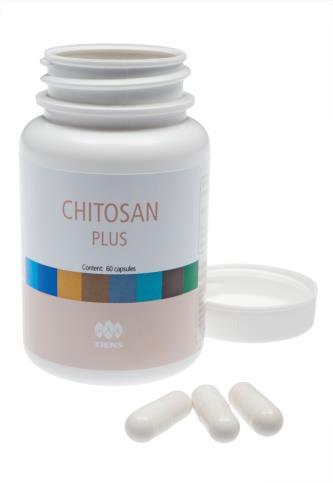 TIENS CHITOSAN PLUS Přínosy složení PLUS První a jediný chitosan z rostlinných zdrojů Získávaný z plně obnovitelného, nevyčerpatelného, dosledovatelného zdroje konstantní kvality Nevyvolává One