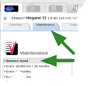 Údržba vozidla 5.5 65 Reset servisu Reset servisu Po provedení údržby vozidla může být potřeba vynulovat servisní interval.