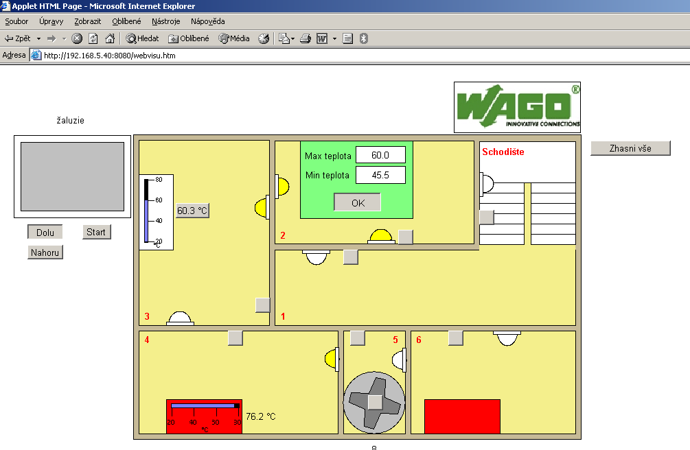 Web server automatická generace stránek z programovacího