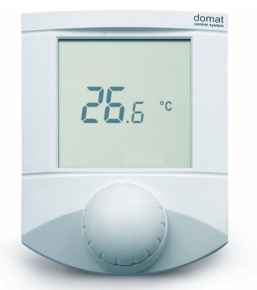 Pro ovládání a snímání teploty a obsahu CO 2 komunikuje s pokojovou jednotkou UC091.