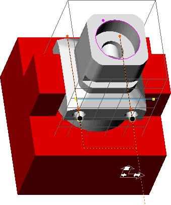 Obrábění Roviny XZ Načtěte proces MachineSim1. Výuka Simulace obráběcích strojů Simulace obráběcích strojů - Výuka To načte proces o třech ikonách a jednom nástroji.