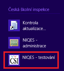 6 ŽÁKOVSKÁ ČÁST KLIENTA CERTIFIKOVANÉ TESTOVÁNÍ V následující kapitole naleznete popis žákovské části Klienta. Jde o část, kde probíhají testy žáků. 6.1 Jak spustit žákovskou část Klienta?